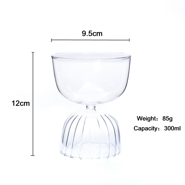 High Borosilicate Glass Dessert Bowl image 4