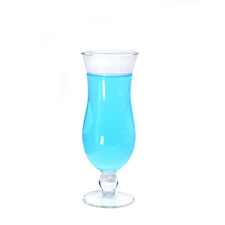 Wine Glass Cup of Pina Colada Zombie Glass Cup Hurricane Glass Cup image 3