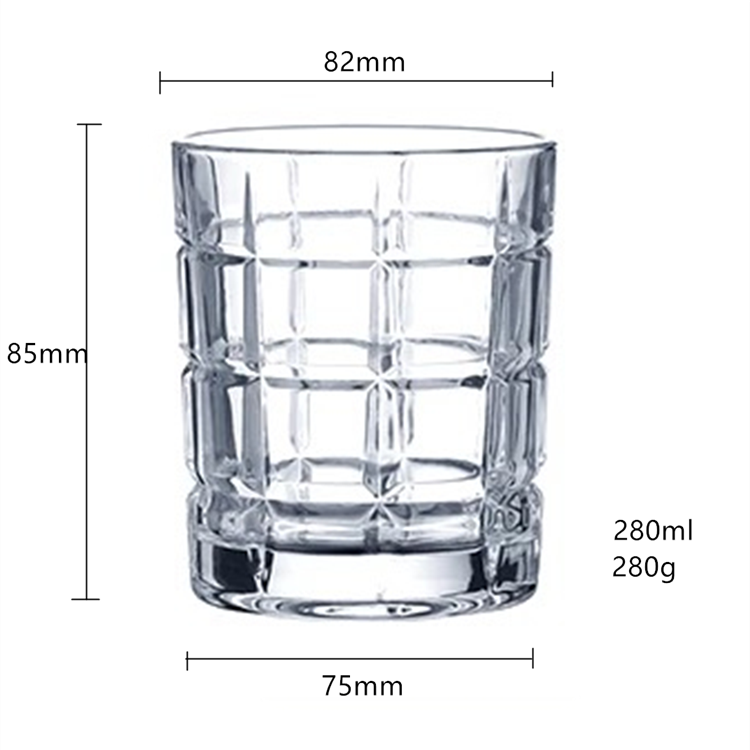 Clear Lattice Bottom Custom Pattern Shot Cup image 4