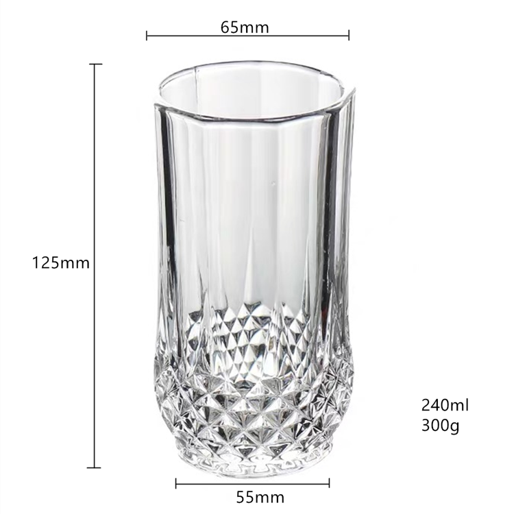 Crystal Carved Whisky Glass image 3
