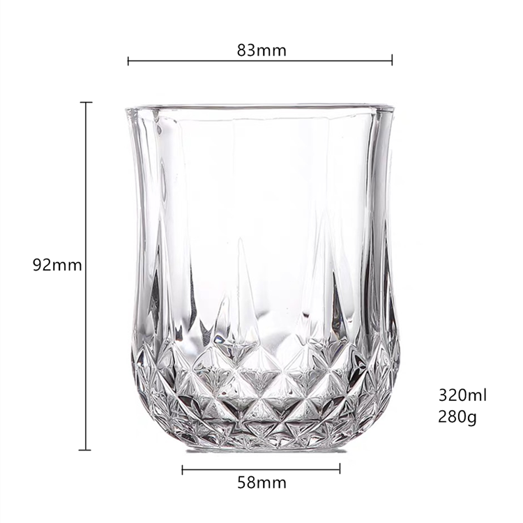 Crystal Carved Whisky Glass image 4