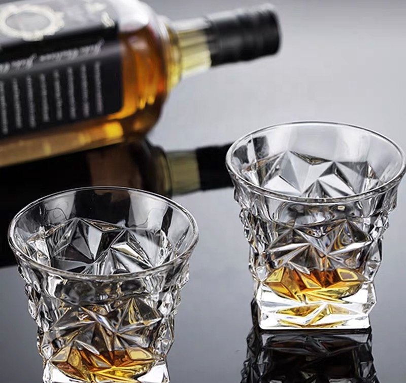Diamond Cut Whiskey Glass image 3