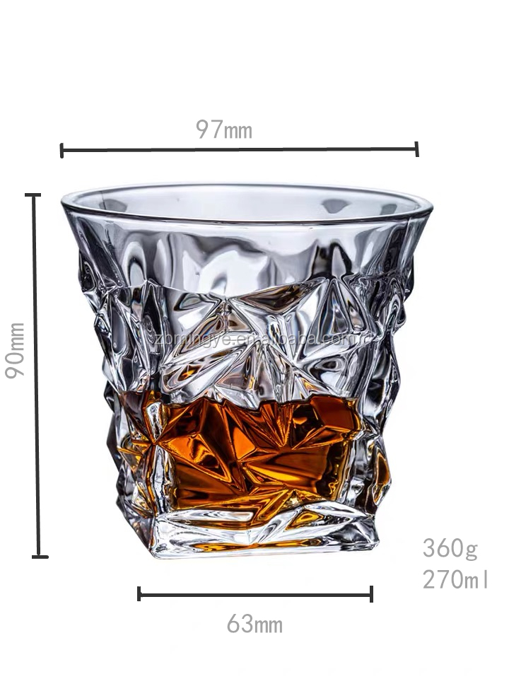 Diamond Cut Whiskey Glass image 4