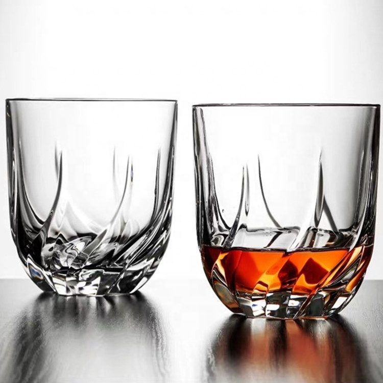 Twisted Rocks Glasses Old Fashioned Whisky Tumbler image 2