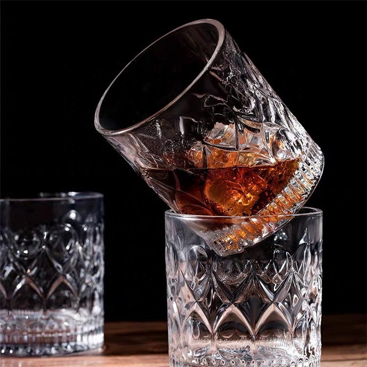 Vintage Creative Sculpted Whisky Glass image 3