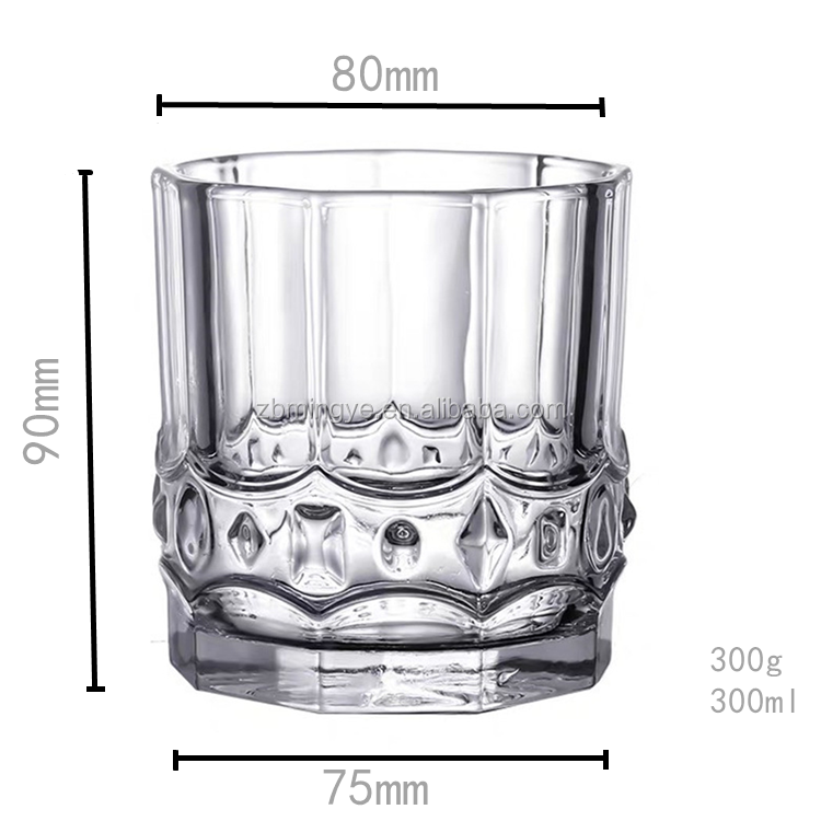 Vintage Twisted Handmade Crystal Plain Reusable Whiskey Glass image 4