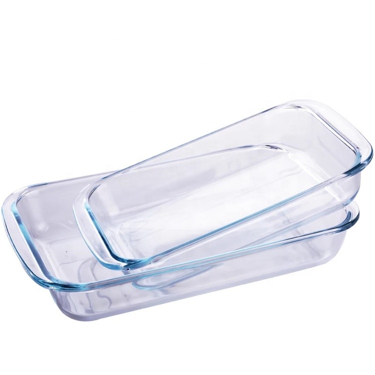 Rectangle High Borosilicate Glass Plate Dish image 3