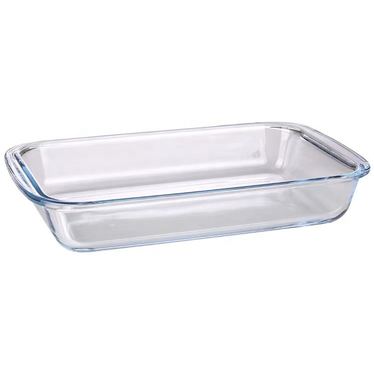 Rectangle High Borosilicate Glass Plate Dish image 4