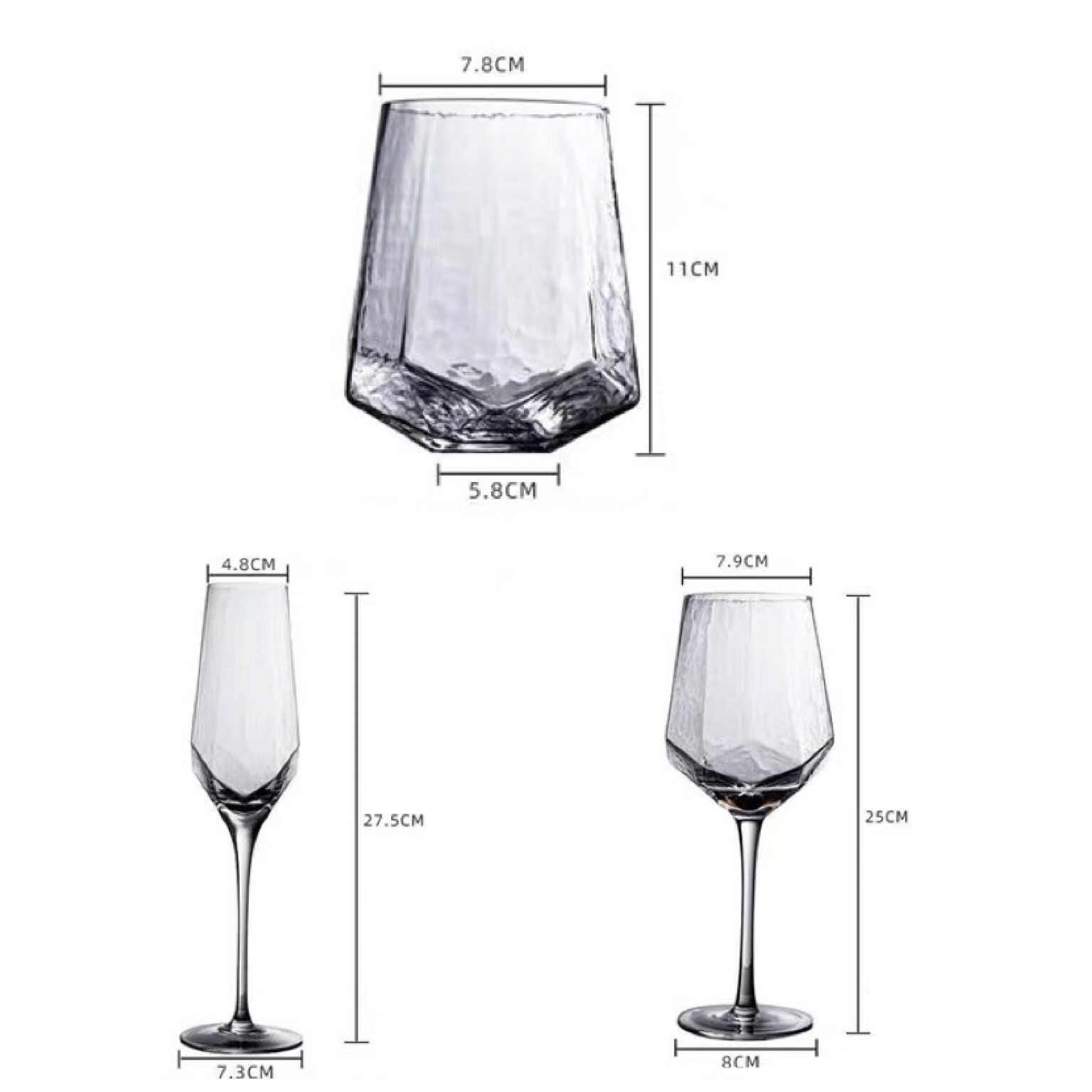 Handmade Stemless Wine Drinking Glass Gup image 4