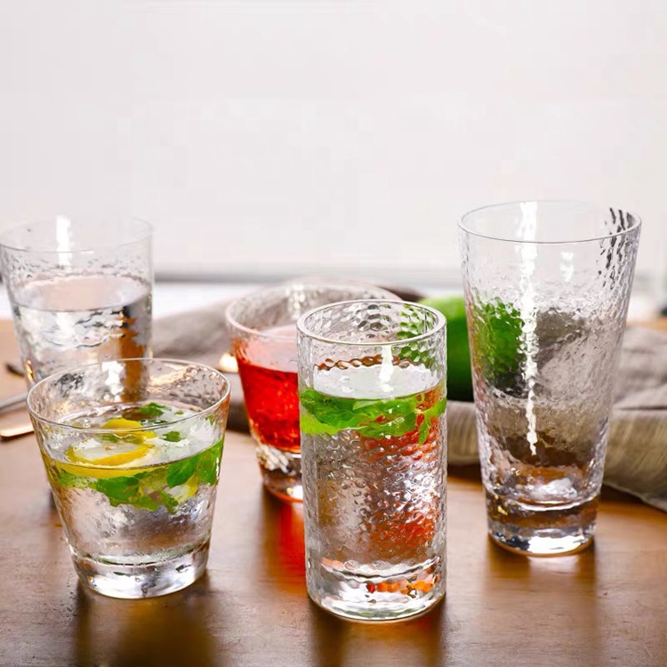 Ribbed Juice Water Drinking Glass Cup image 3