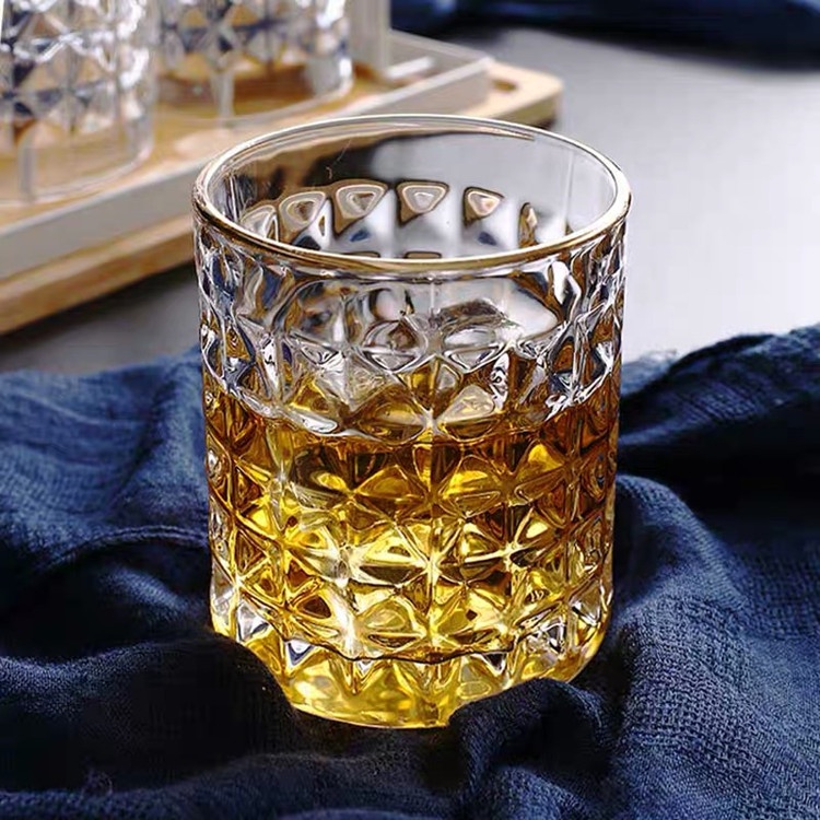 Carved Hightall Glass